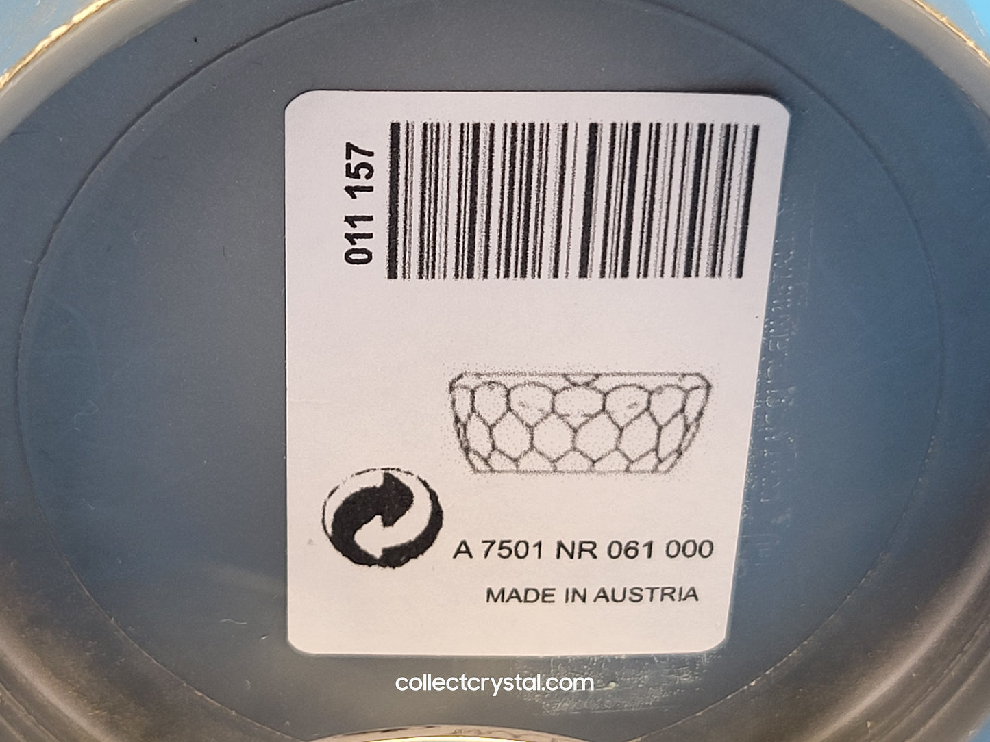 ASHTRAY 011157 Rhodium