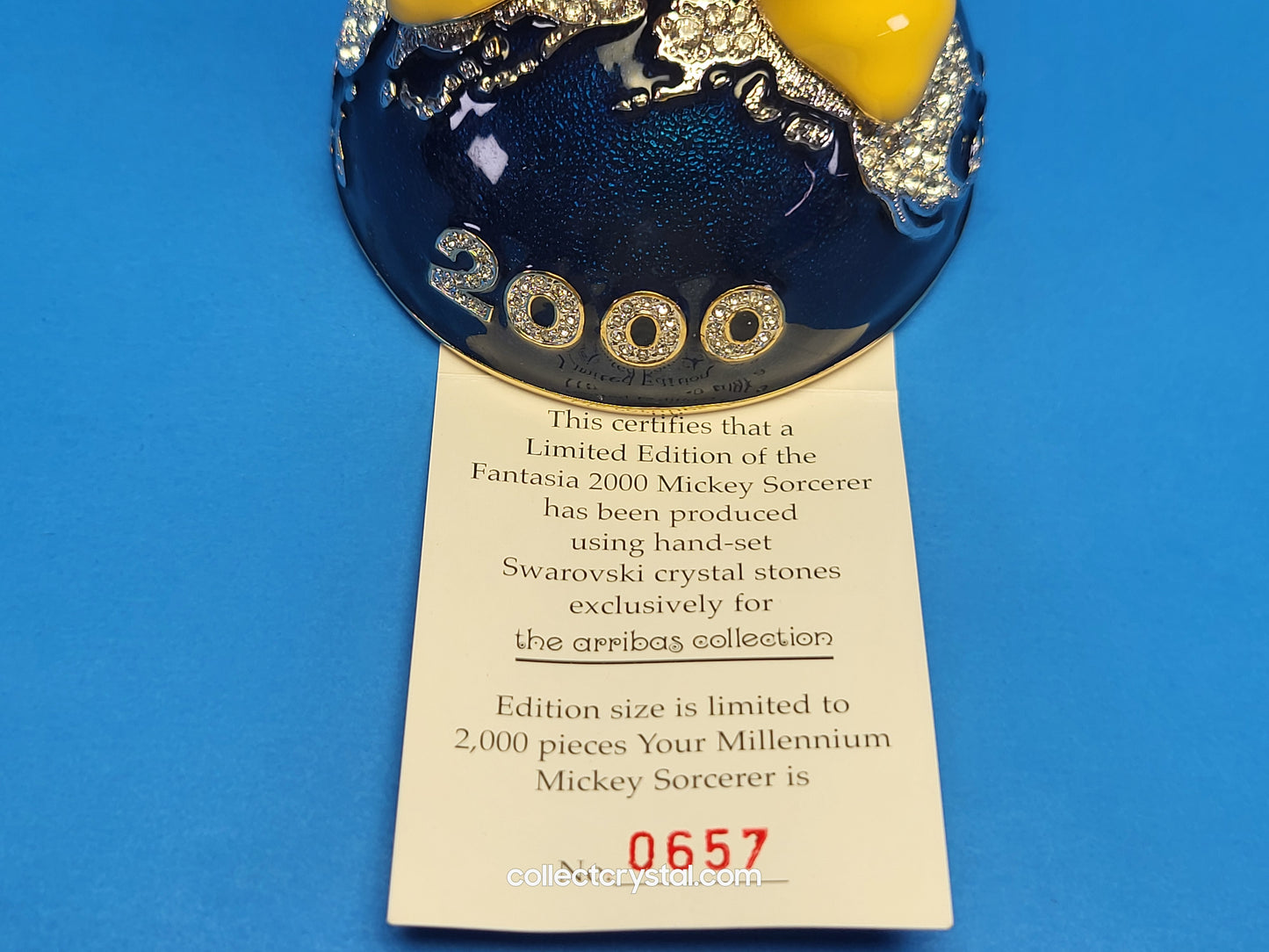 Disney Arribas 2000 Millennium Mickey Mouse Sorcerer Limited 2k # 0657