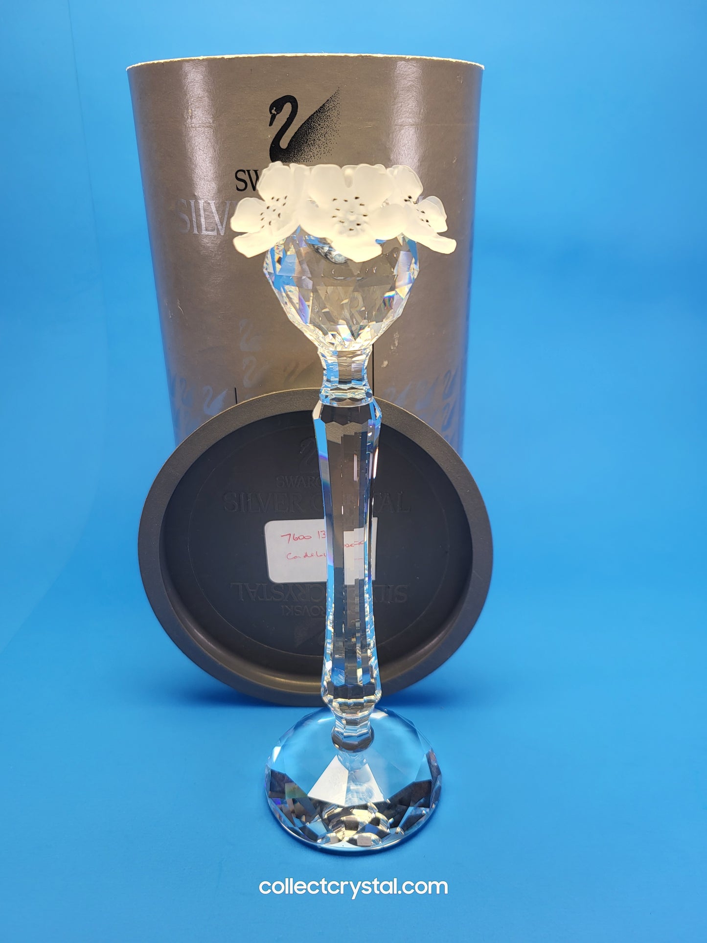 Giftware CANDLEHOLDER 137 FLOWER TOPPED 010043 or 7600 137