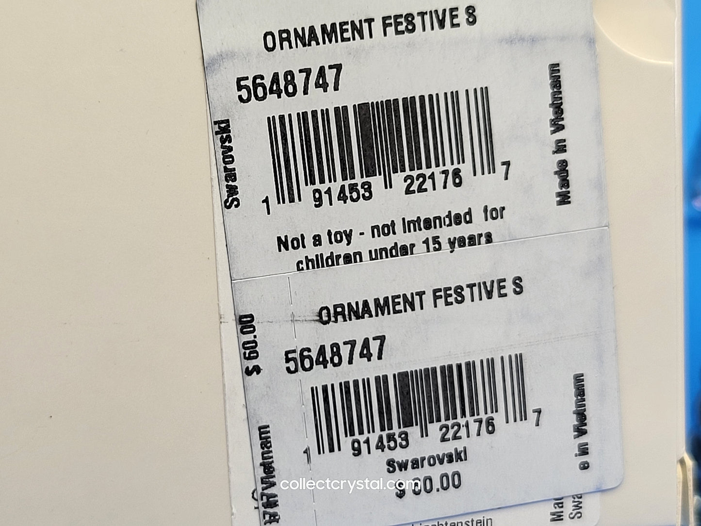 2023 CHRISTMAS FESTIVE GOLD ORNAMENT SMALL 5648747