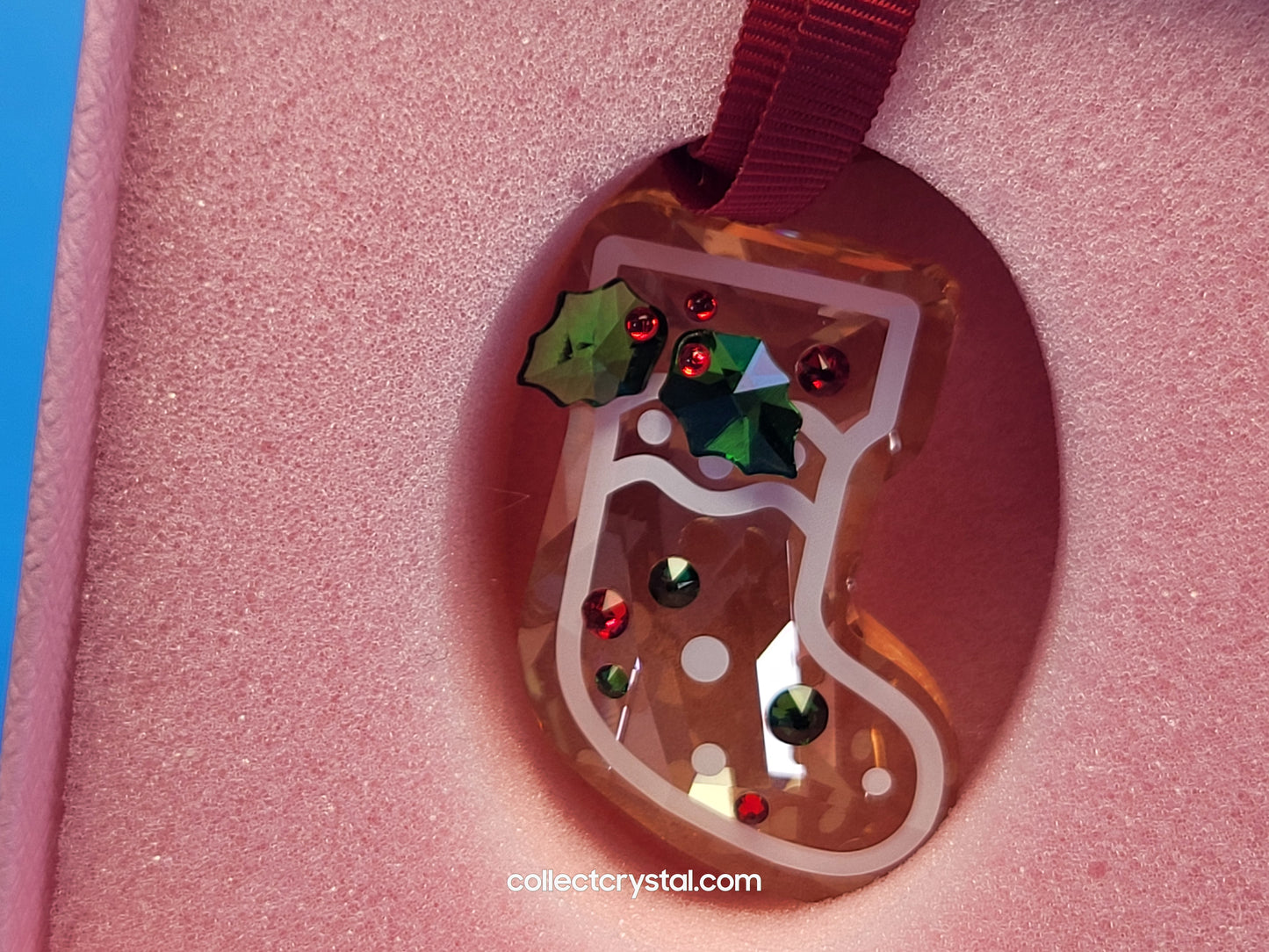 SWAROVSKI HOLIDAY CHEERS – GINGERBREAD STOCKING ORNAMENT 5681581