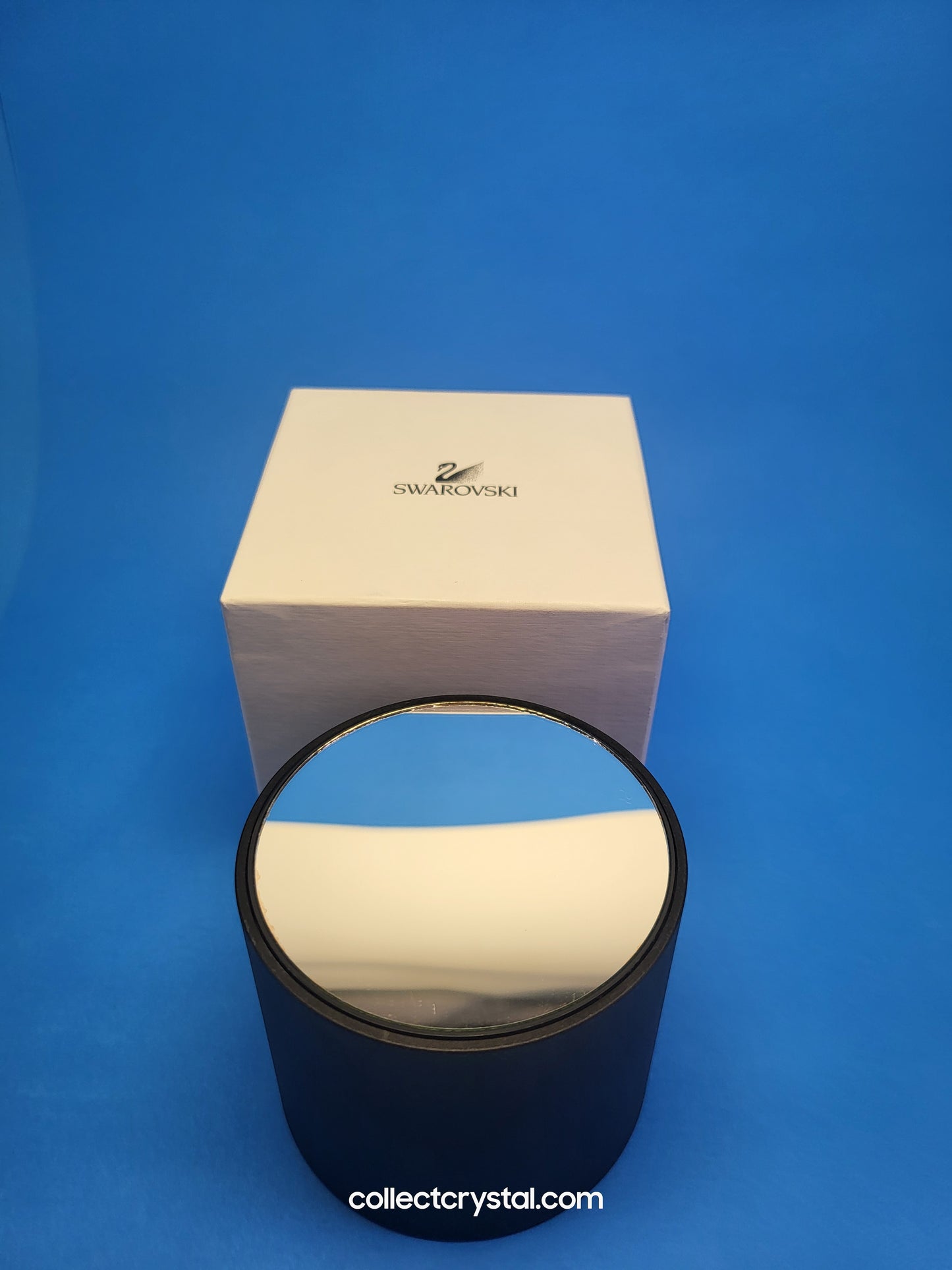 Blue Round Battery Operated Display Stand