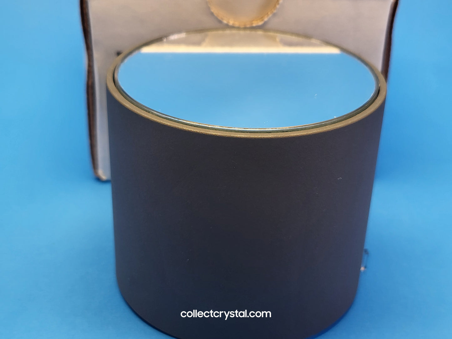 Grey Round Battery Operated Display Stand