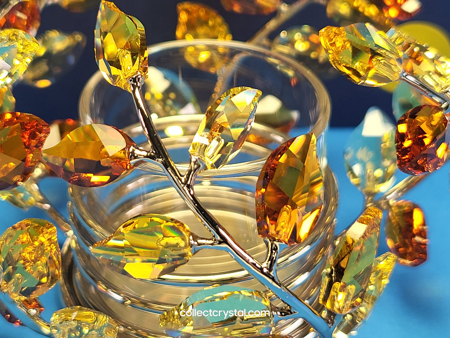 TEA LIGHT – LEAVES TOPAZ 854112