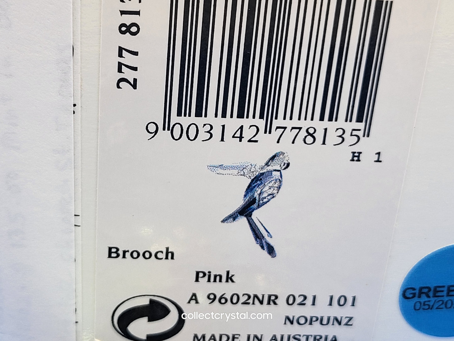 PARADISE BIRDS – BROOCH BARACOA TANZANITE 277813 / 270708