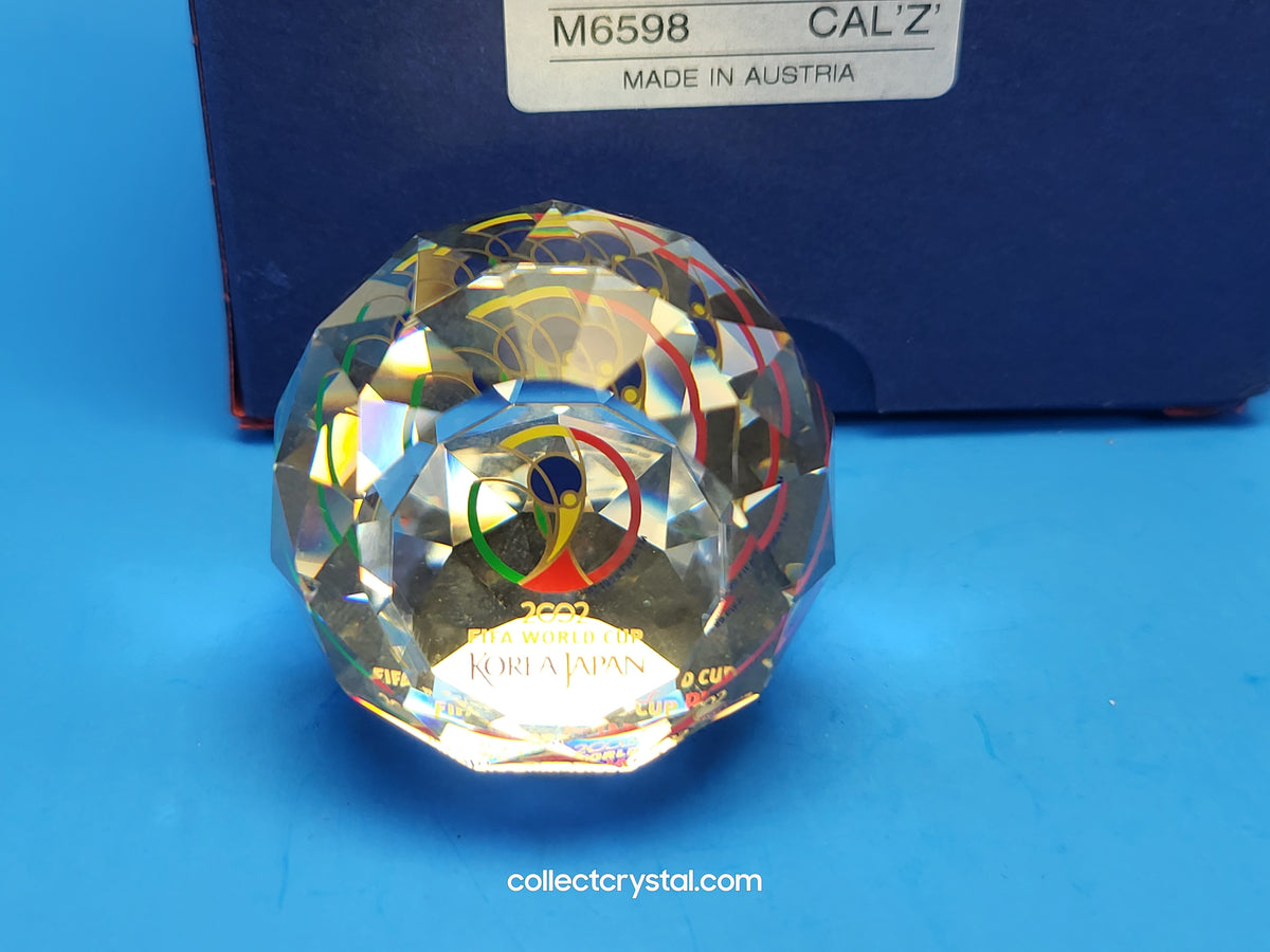 2002 FIFA World Cup Korea Japan Crystal Paperweight # 624550