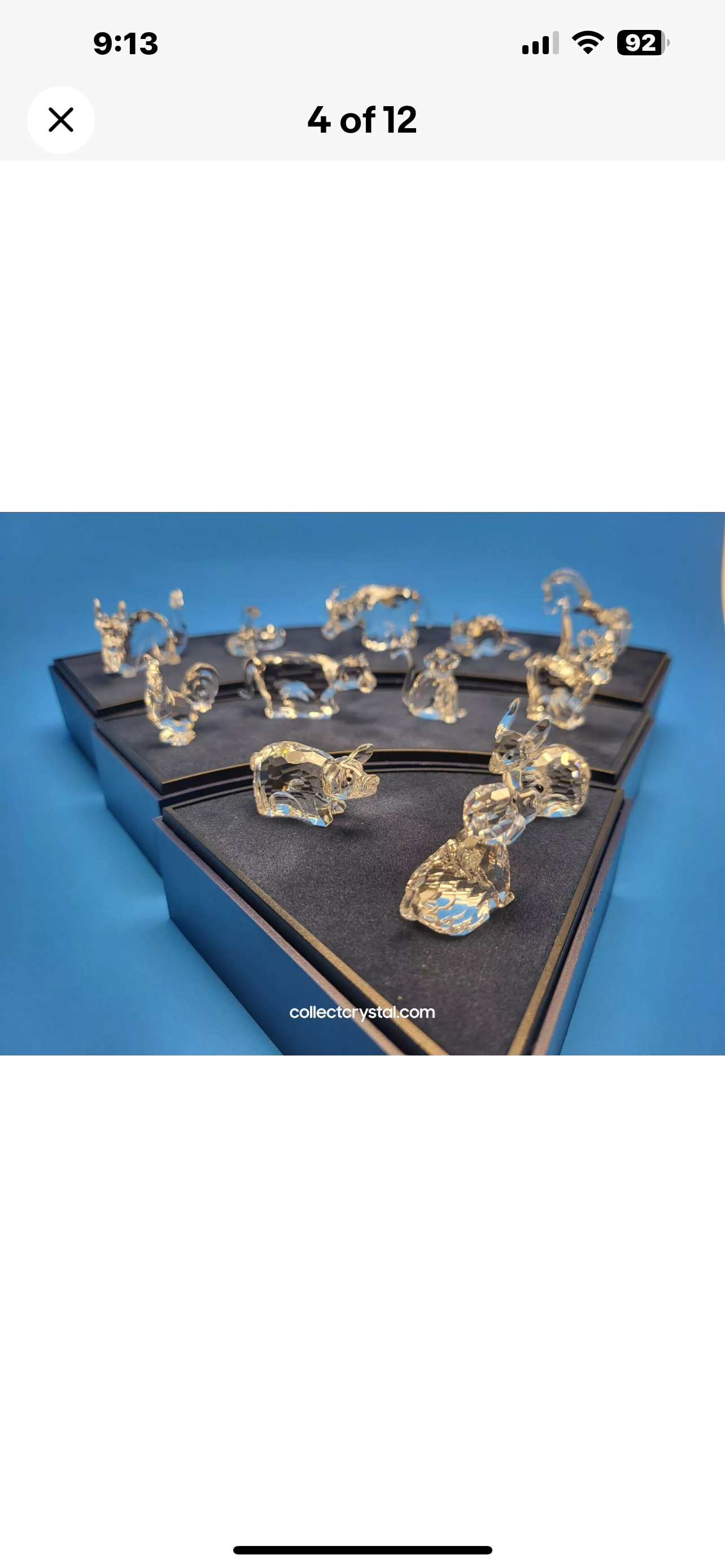 Swarovski Zodiac Complete 12 Piece Set MIB Complete w display