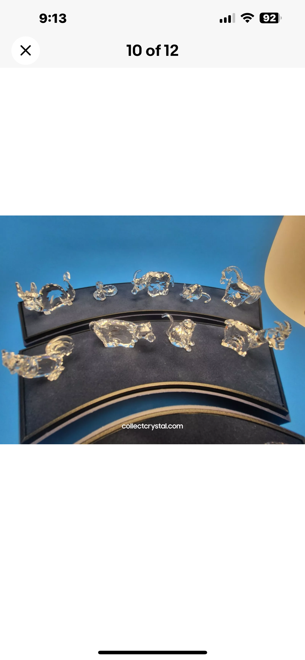 Swarovski Zodiac Complete 12 Piece Set MIB Complete w display