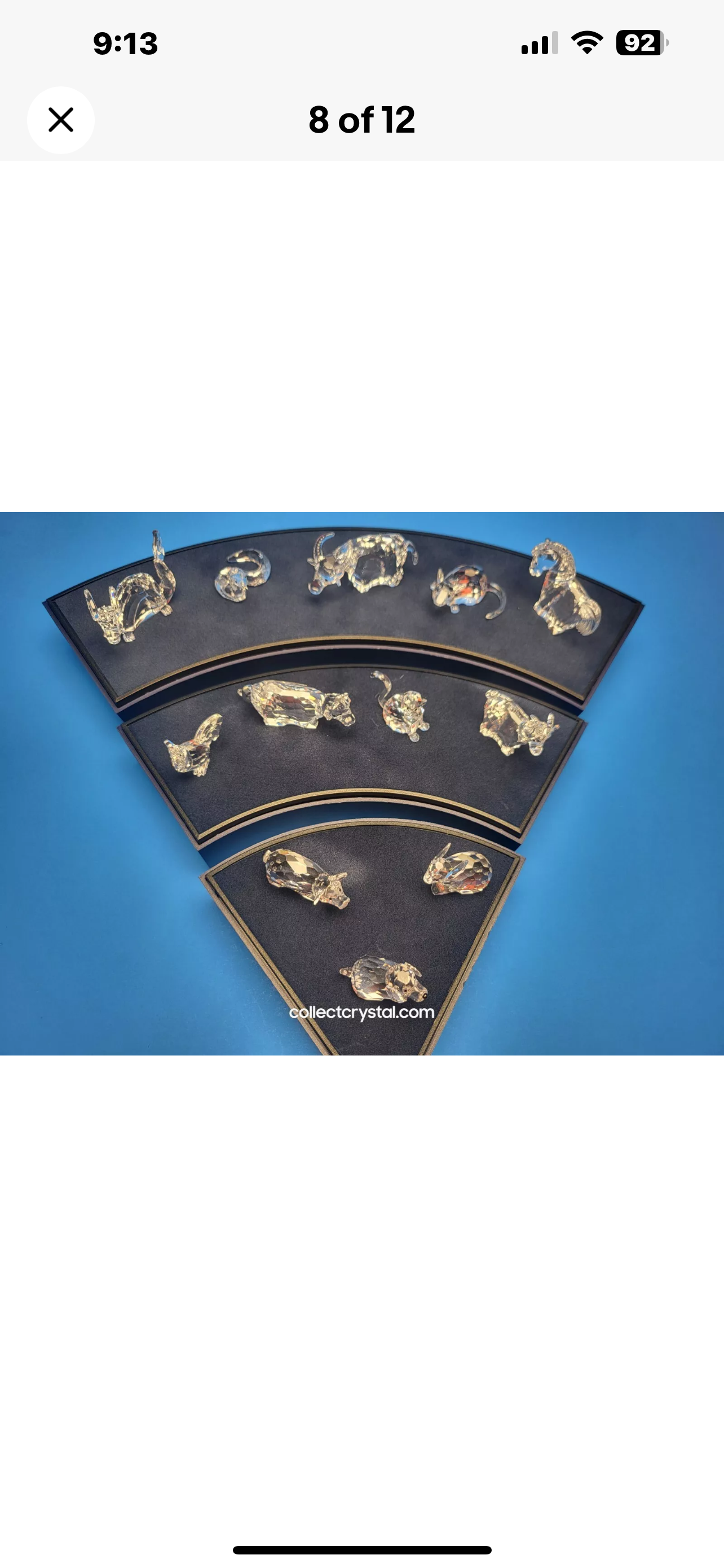 Swarovski Zodiac Complete 12 Piece Set MIB Complete w display
