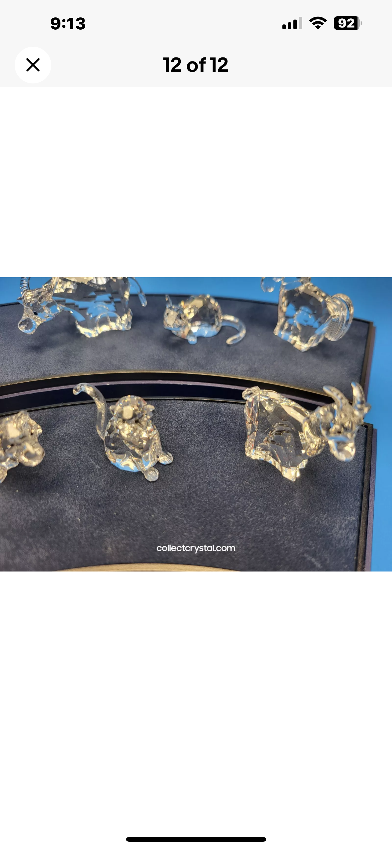 Swarovski Zodiac Complete 12 Piece Set MIB Complete w display