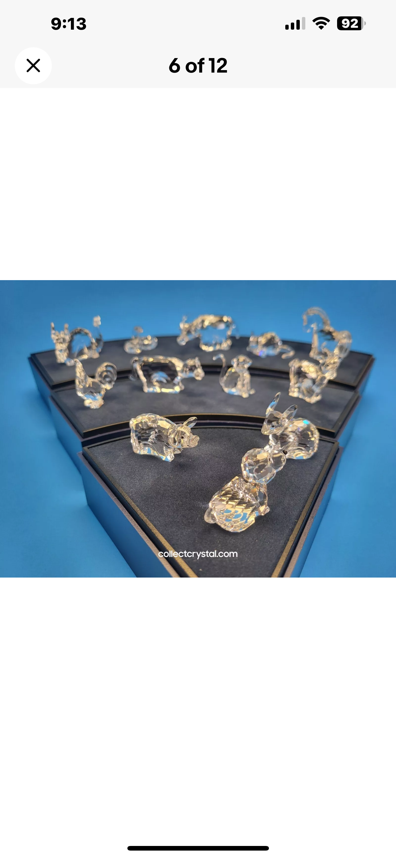 Swarovski Zodiac Complete 12 Piece Set MIB Complete w display