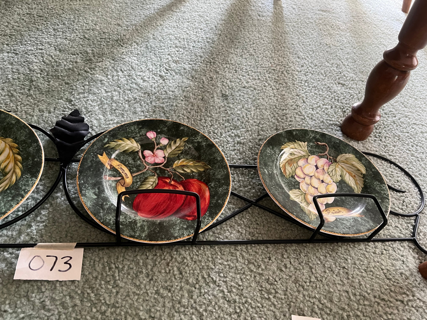 Depew # 73 Atelier plate set with holder