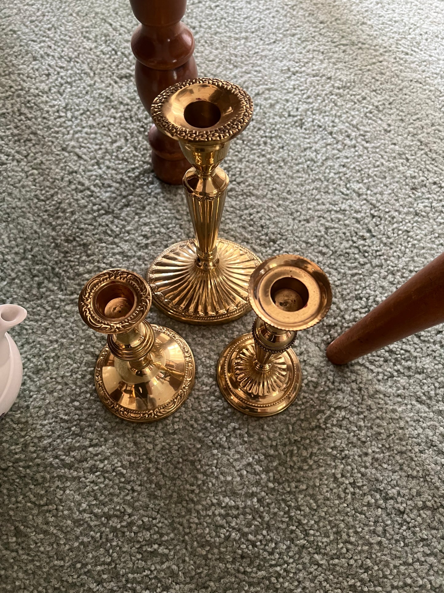 Depew # 76 Century 3 piece candle sticks