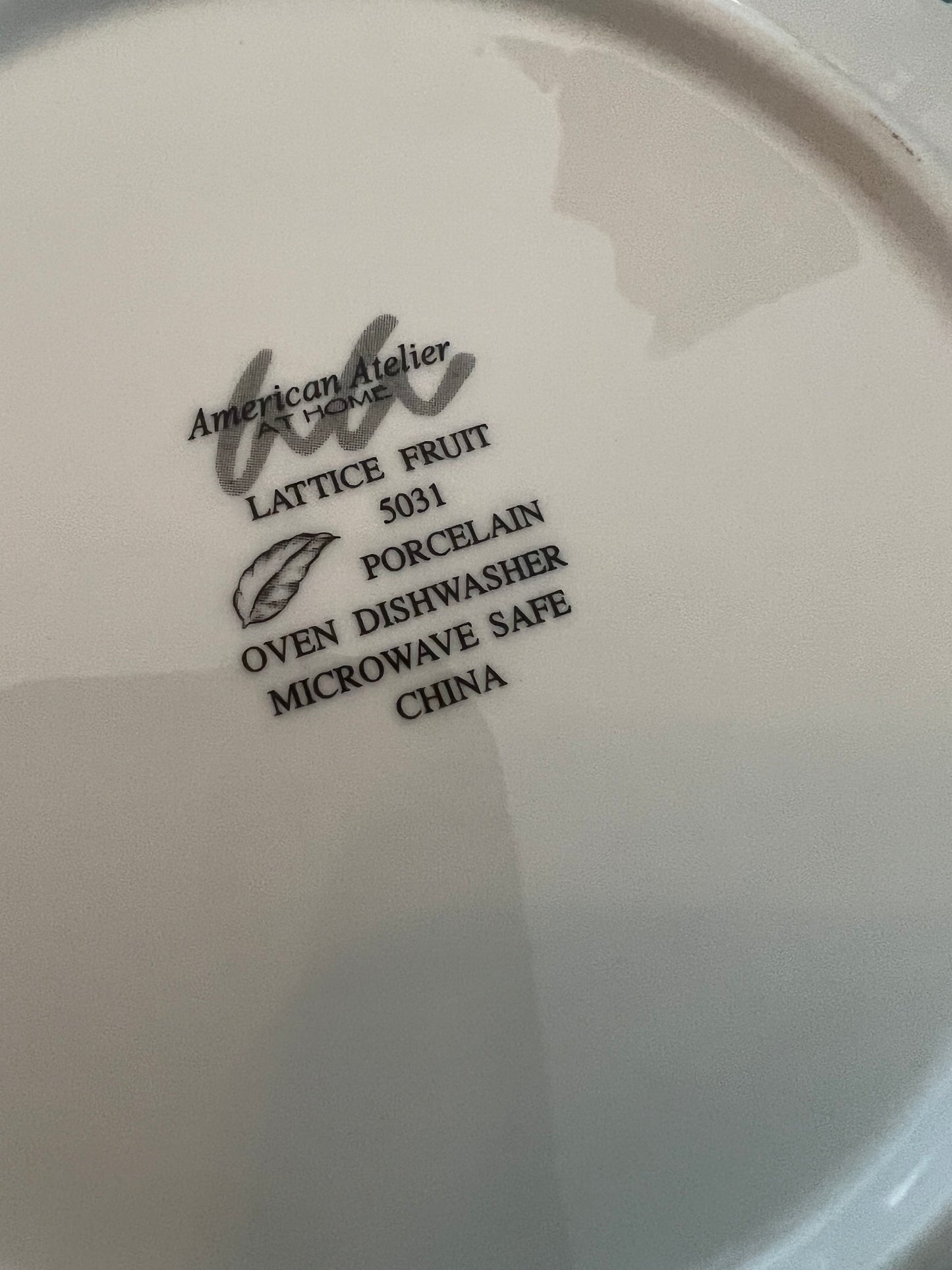 Depew # 73 Atelier plate set with holder
