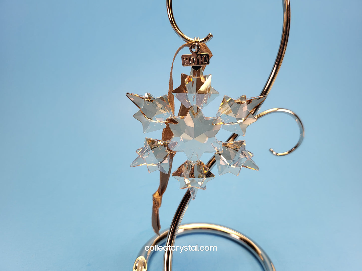 2010 ANNAL CHRISTMAS ORNAMENT GOLD SCS 1054560