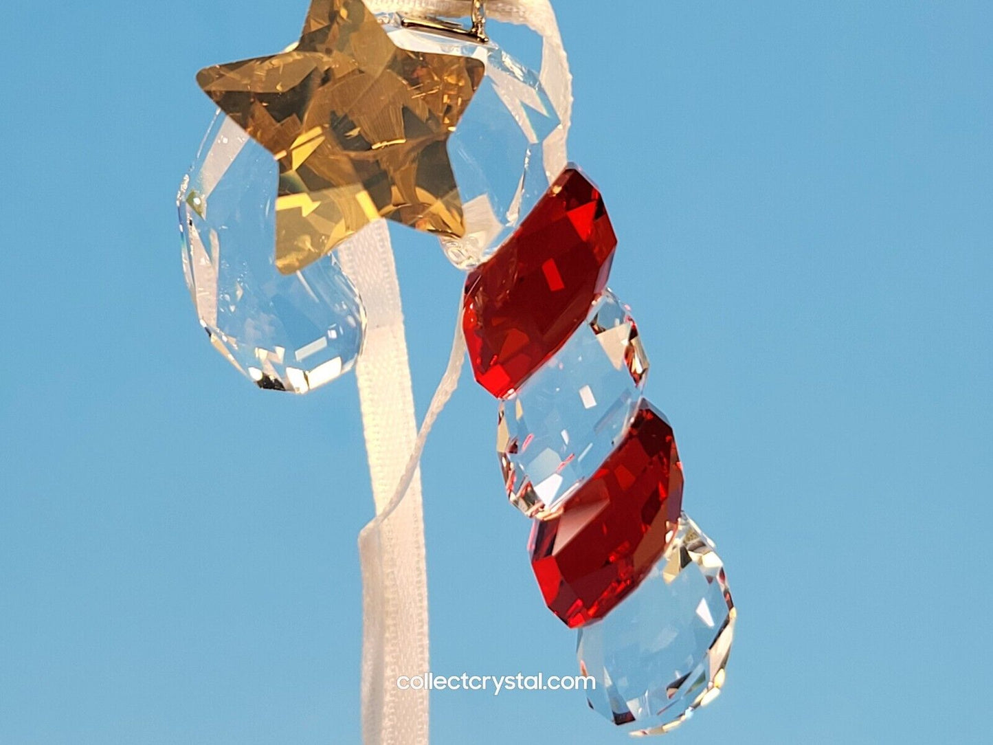Christmas Sparkling Candy Cane star Christmas Ornament 1054569