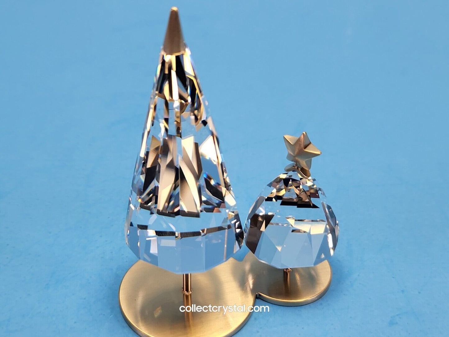 Holiday Magic Christmas Tree Duo Crystal Figurine 5596790