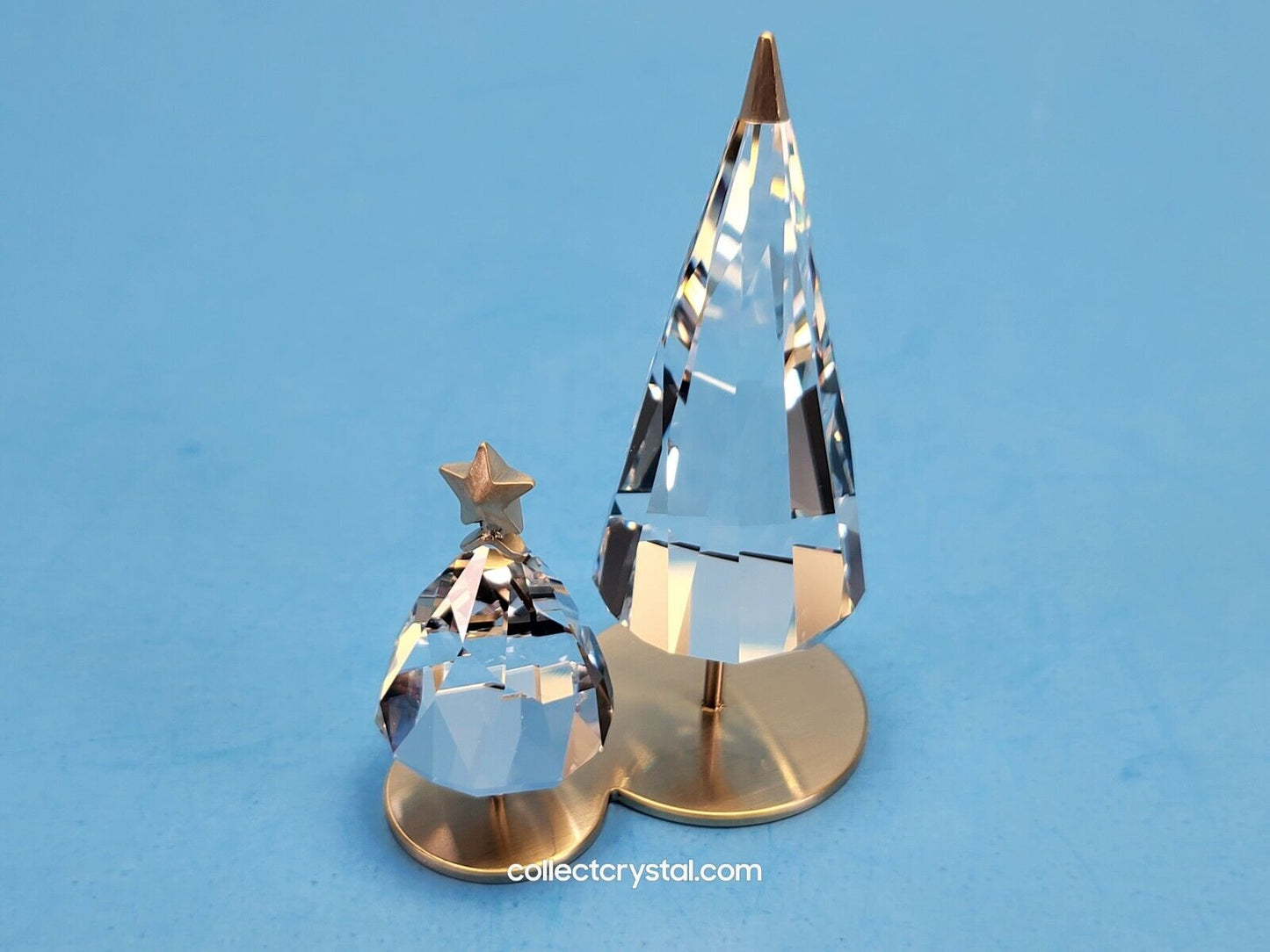 Holiday Magic Christmas Tree Duo Crystal Figurine 5596790