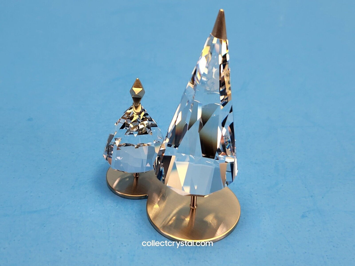 Holiday Magic Christmas Tree Duo Crystal Figurine 5596790