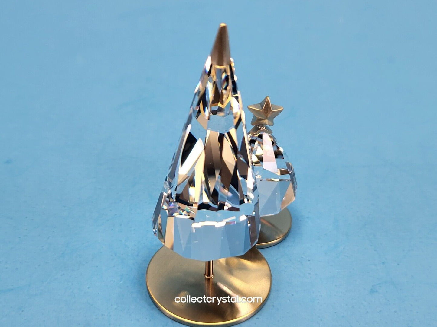 Holiday Magic Christmas Tree Duo Crystal Figurine 5596790