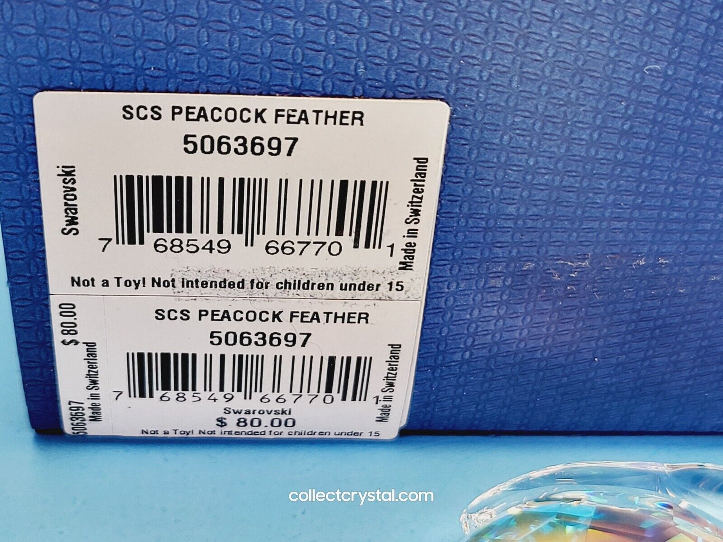 Bird feather Event Limited Edition SCS PEACOCK FEATHER Figurine 5063697