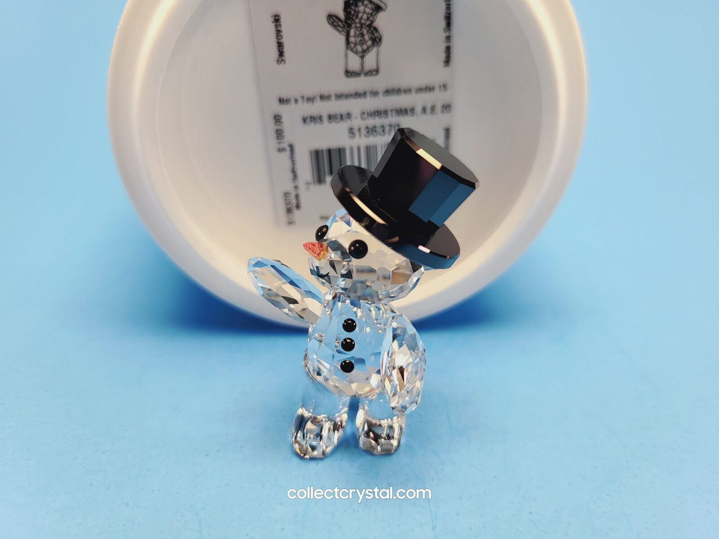 Kris Bear - Christmas wearing Black Top Hat 2015 ANNUAL EDITION