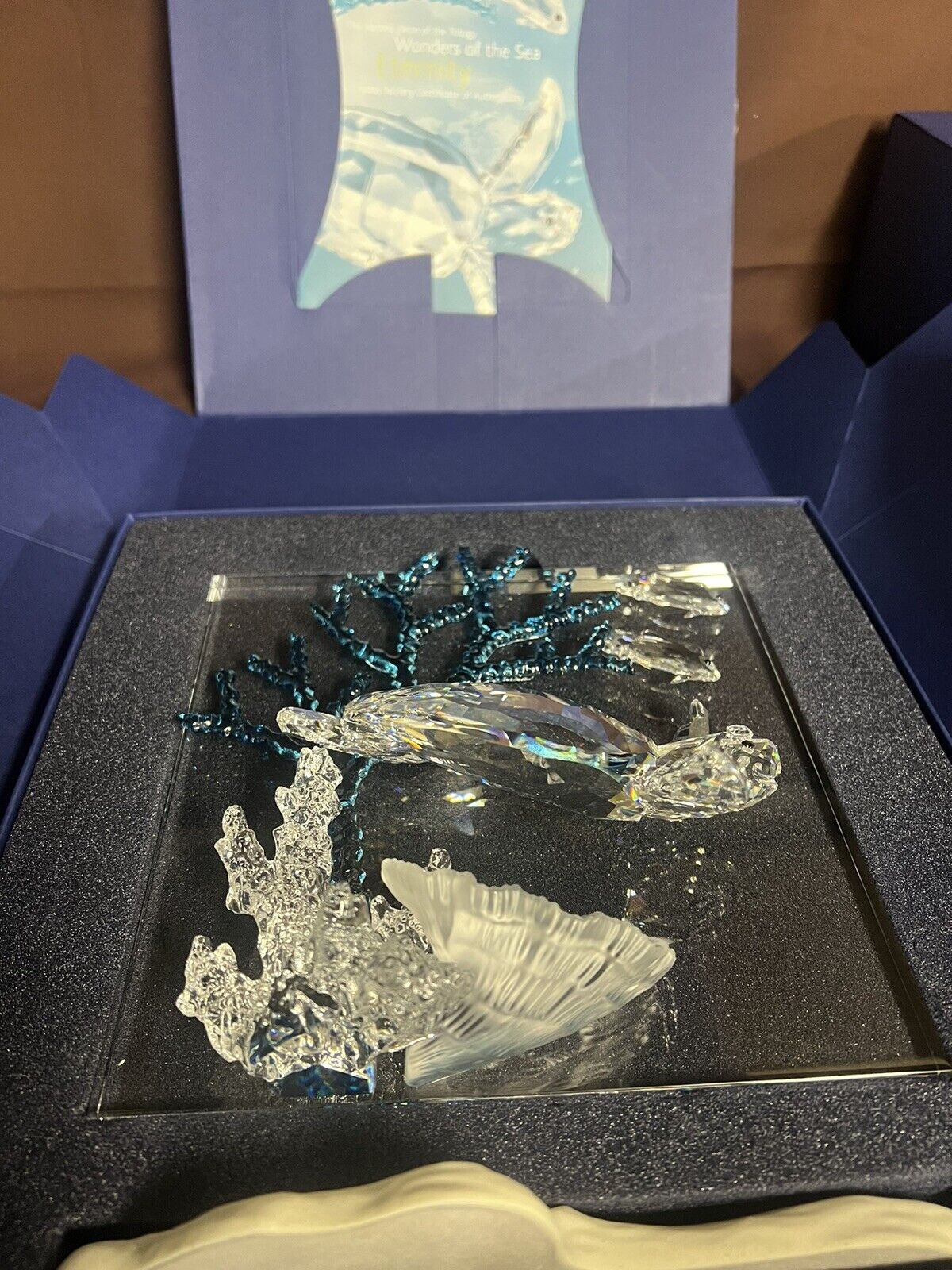 SWAROVSKI WONDERS of the SEA HARMONY, ETERNITY & COMMUNITY Figurine Set