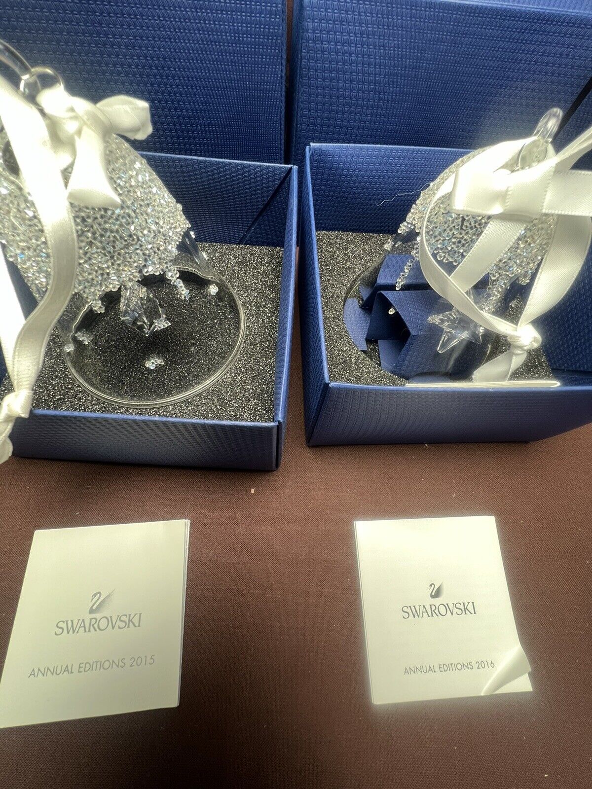 2015 & 2016 Christmas Bell Annual Ornament 5136362 , 5221235 Set