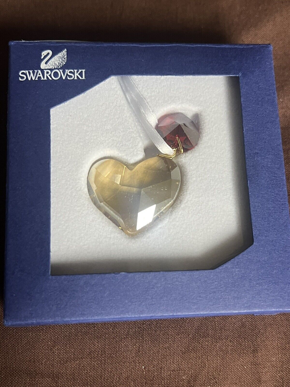 Festive Heart Ornament # 1001567 Mib Complete