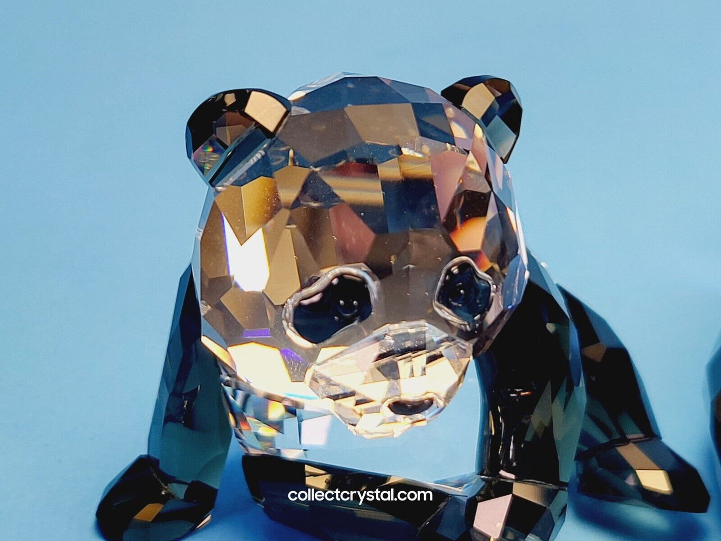 Panda Bears Mom & 2 Cubs Endangered Wildlife plaque 2008 Mib Complete