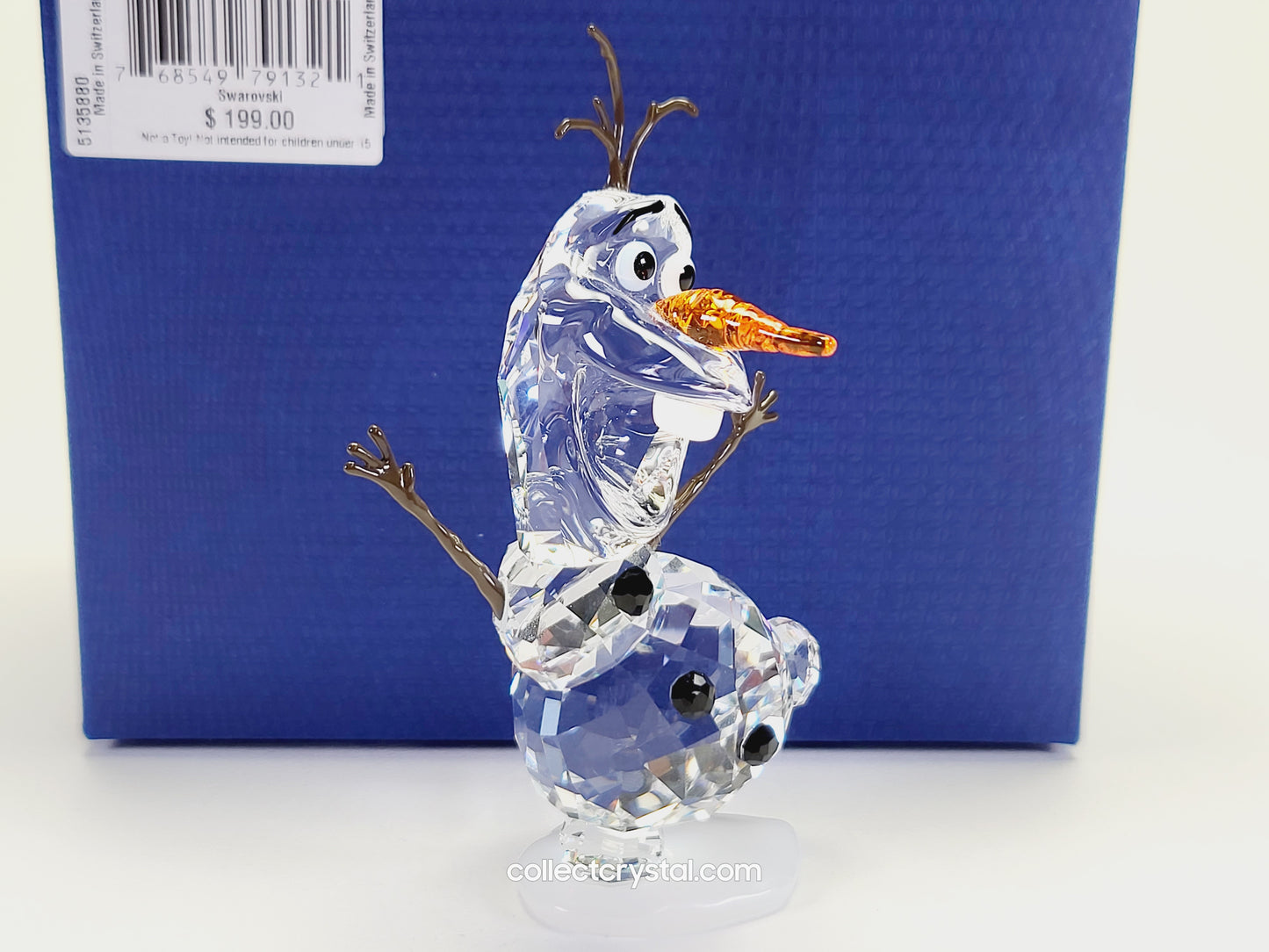 Disney Olaf Snowman Crystal Frozen Movie Figurine # 5135880