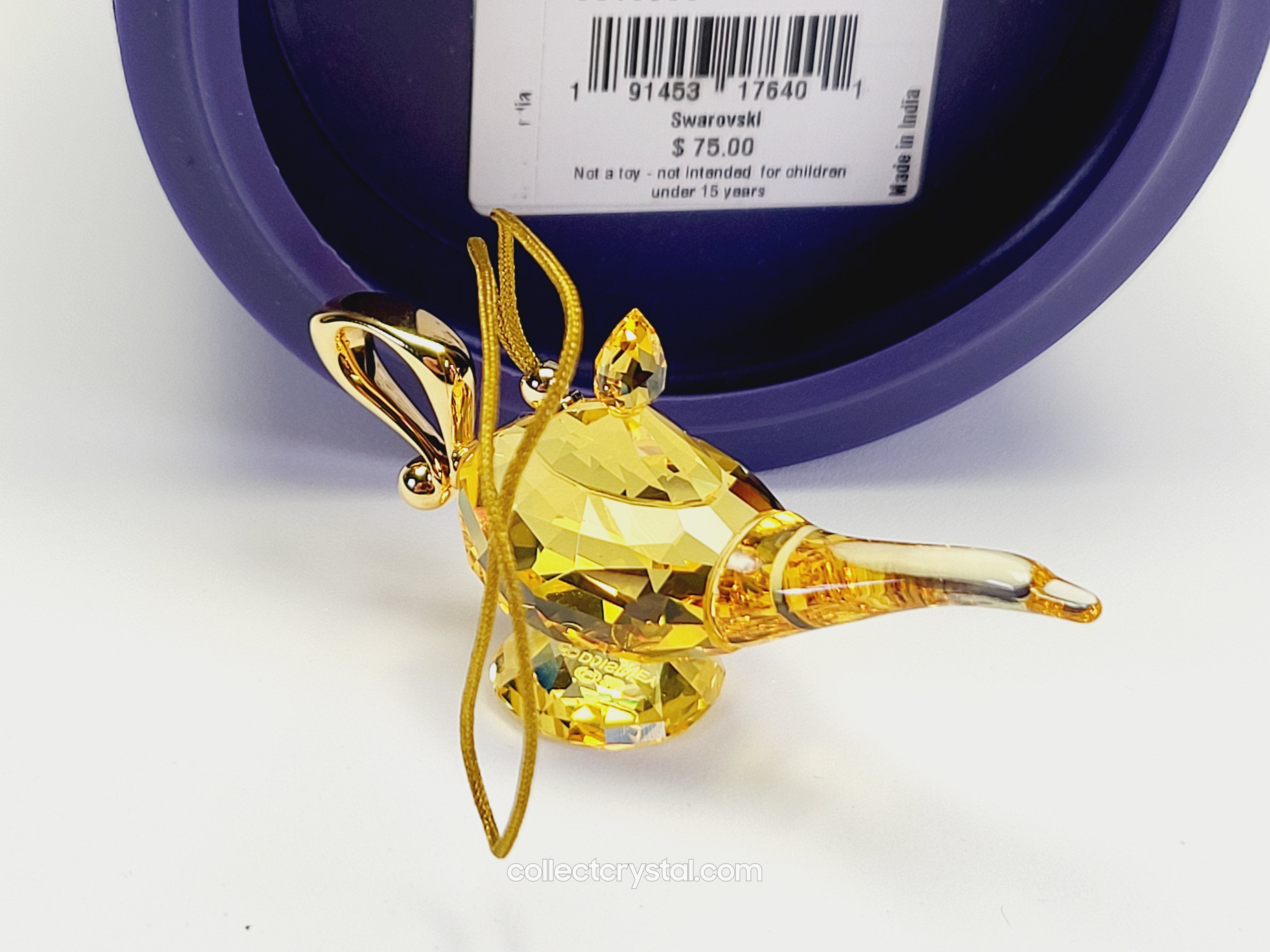 DISNEY ALADDIN – MAGIC LAMP ORNAMENT 5610683 – Collect Crystal