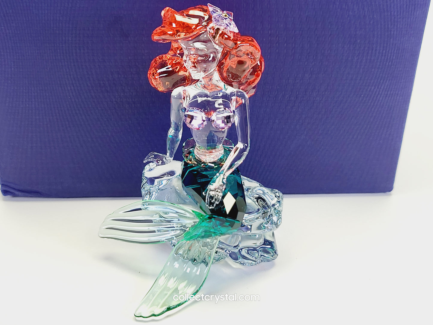 Disney The Little Mermaid Ariel Lmtd Ed 2021 Crystal Figurine #5552916