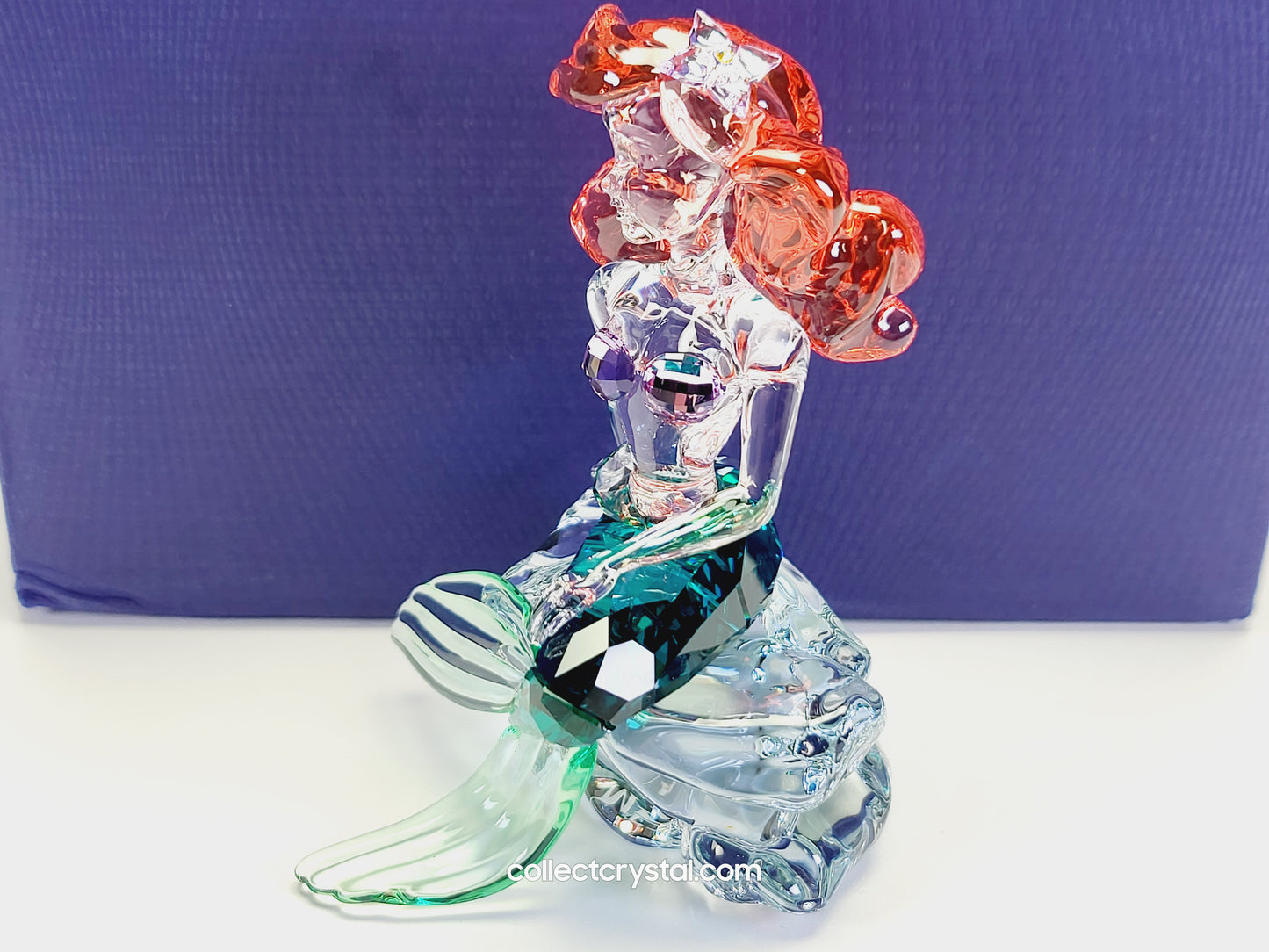 Disney The Little Mermaid Ariel Lmtd Ed 2021 Crystal Figurine #5552916