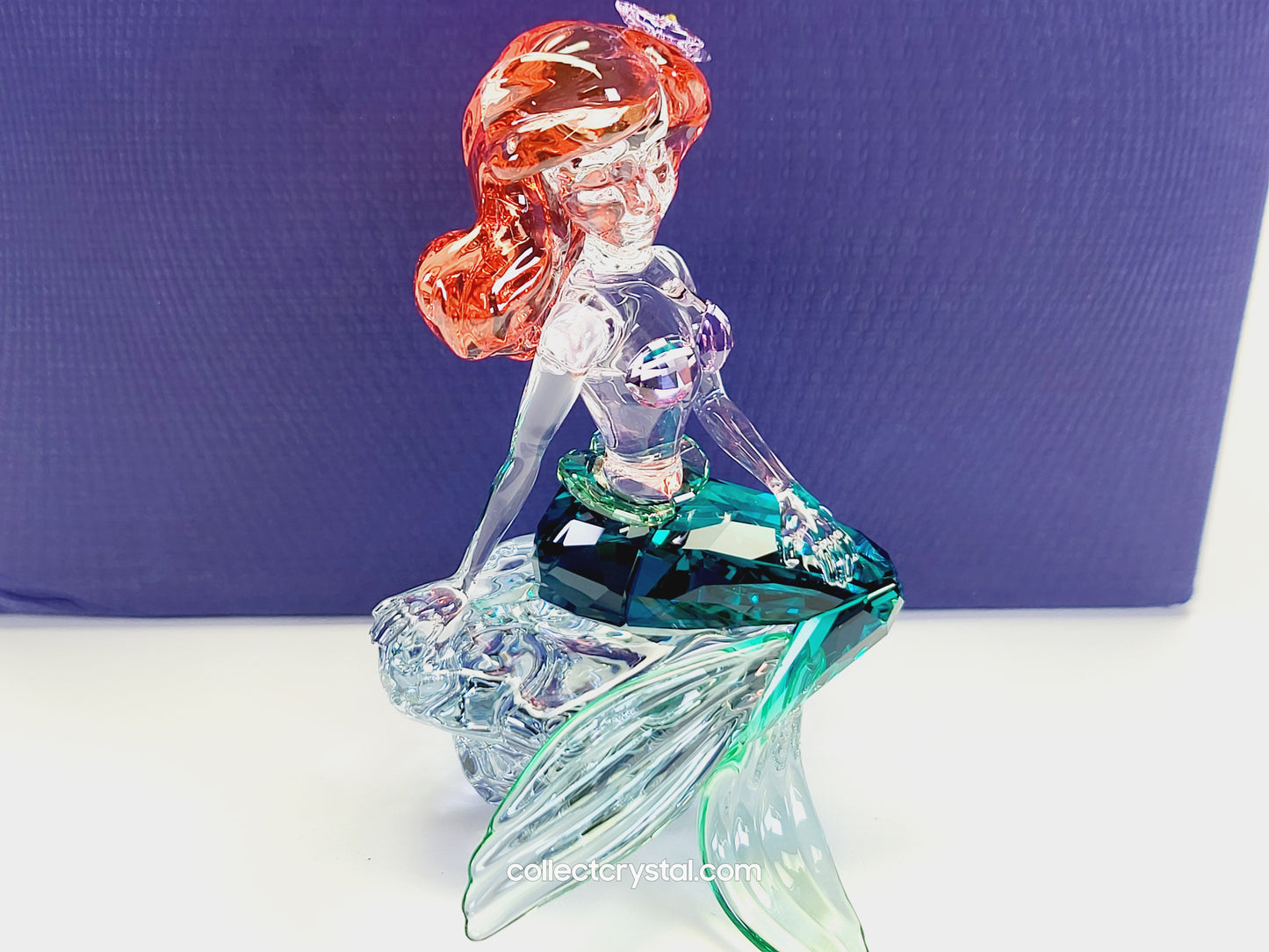 Disney The Little Mermaid Ariel Lmtd Ed 2021 Crystal Figurine #5552916