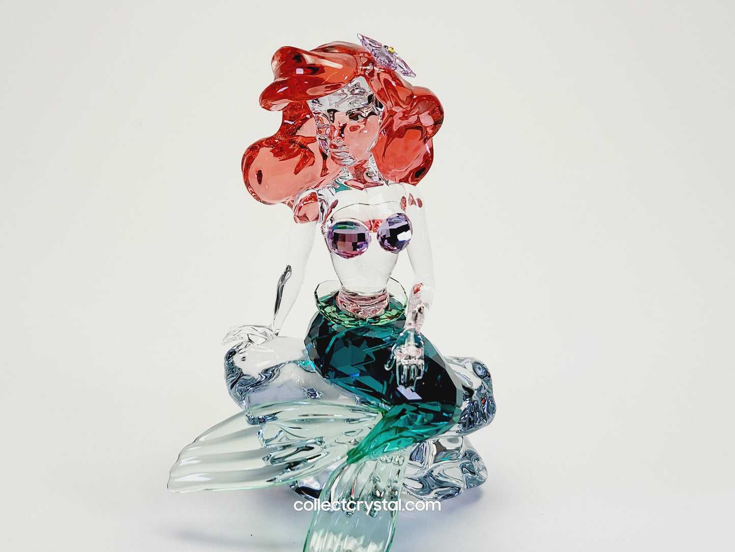 Disney The Little Mermaid Ariel Lmtd Ed 2021 Crystal Figurine #5552916