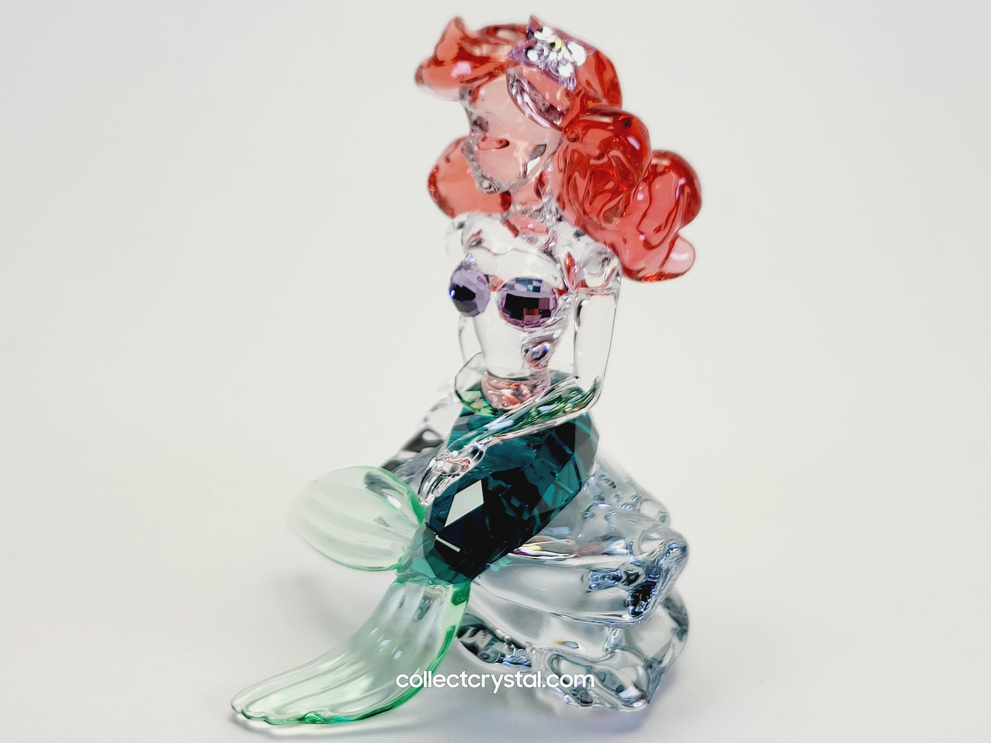 Disney The Little Mermaid Ariel Lmtd Ed 2021 Crystal Figurine #5552916