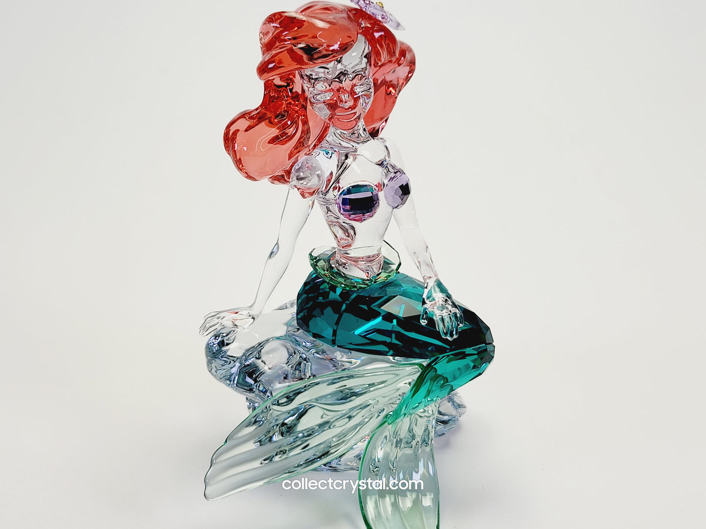 Disney The Little Mermaid Ariel Lmtd Ed 2021 Crystal Figurine #5552916
