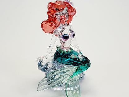 Disney The Little Mermaid Ariel Lmtd Ed 2021 Crystal Figurine #5552916