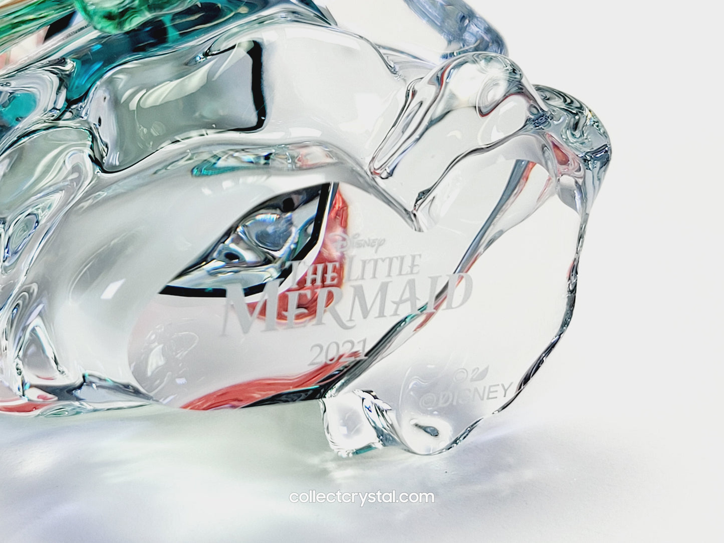 Disney The Little Mermaid Ariel Lmtd Ed 2021 Crystal Figurine #5552916