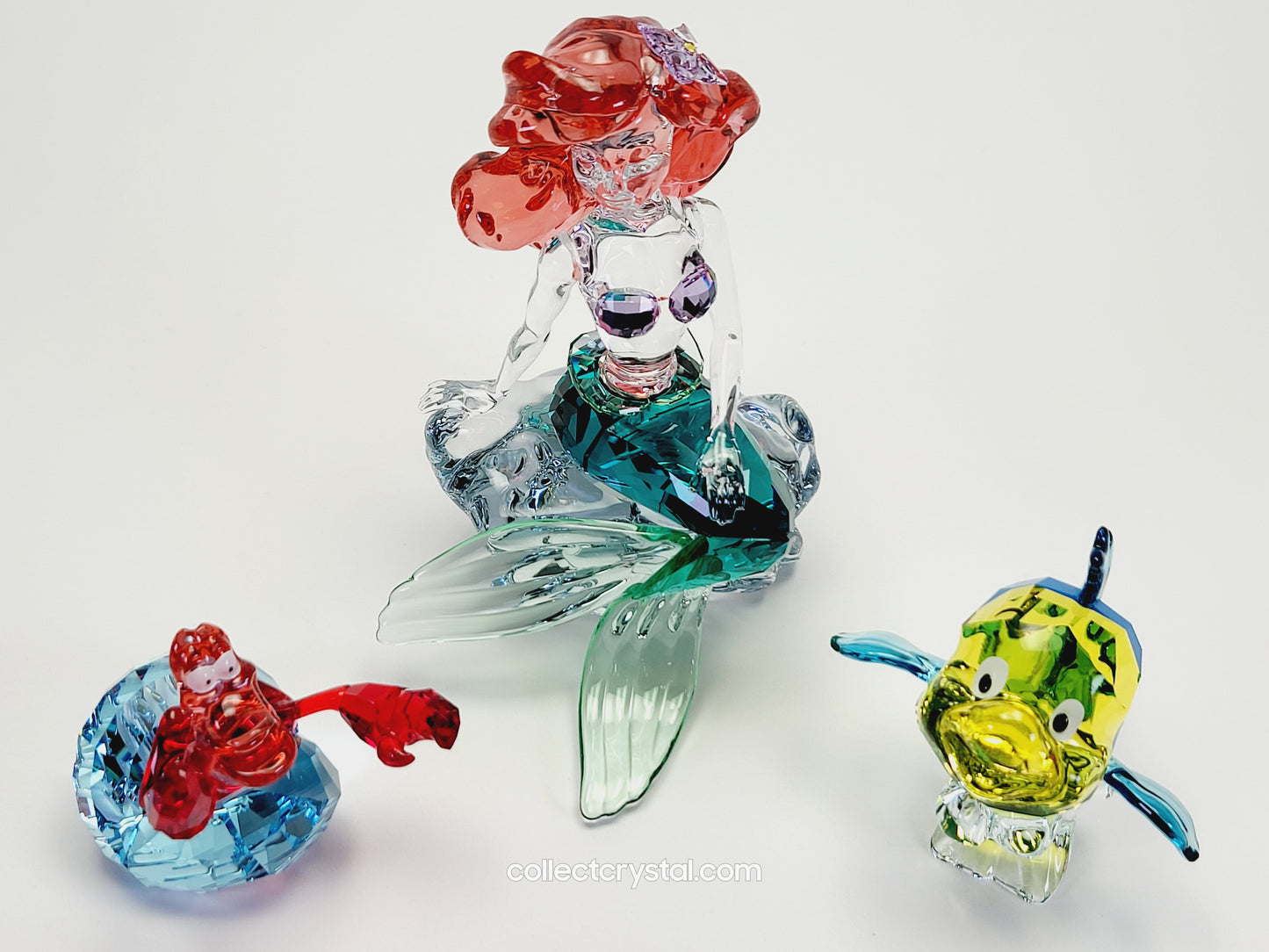 Disney The Little Mermaid Ariel Lmtd Ed 2021 Crystal Figurine #5552916