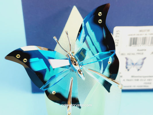 Paradise Crystal Butterfly Figurine, Ambur Turquoise # 622735