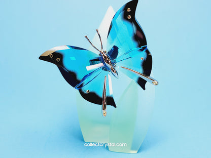 Paradise Crystal Butterfly Figurine, Ambur Turquoise # 622735