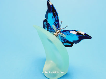 Paradise Crystal Butterfly Figurine, Ambur Turquoise # 622735