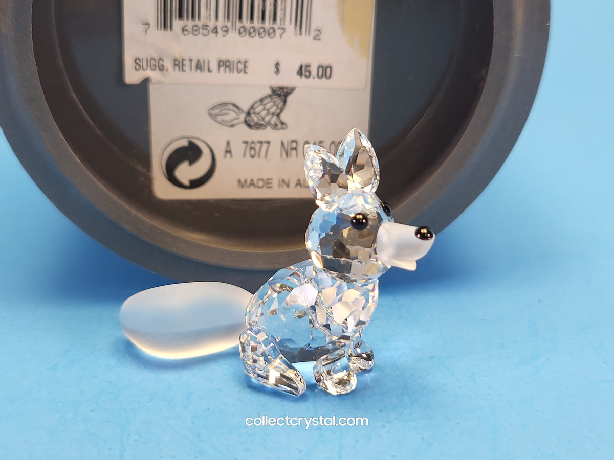 Crystal Mini sitting Fox W/ Frosted Tail # 014955 or 7677 045 000