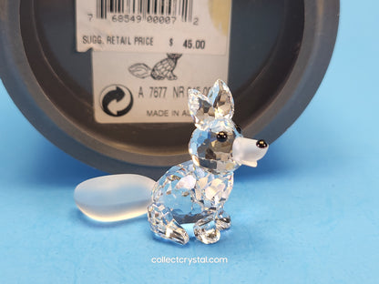 Crystal Mini sitting Fox W/ Frosted Tail # 014955 or 7677 045 000