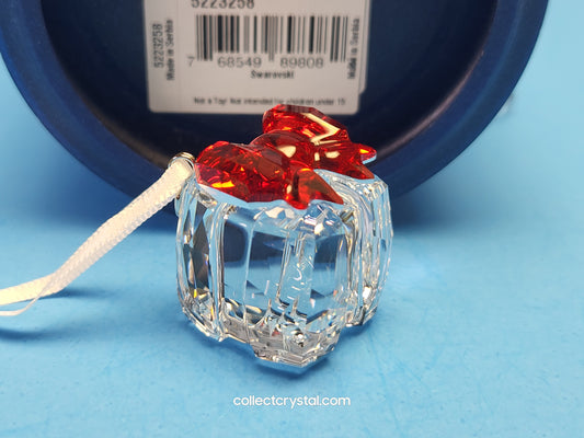 Christmas Gift Ornament w Red Bow # 5223258