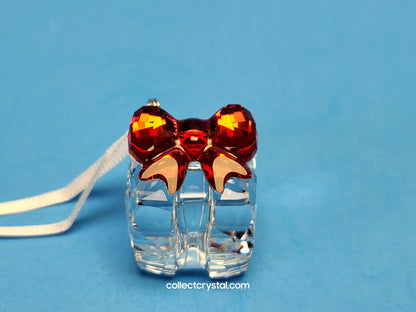 Christmas Gift Ornament w Red Bow # 5223258