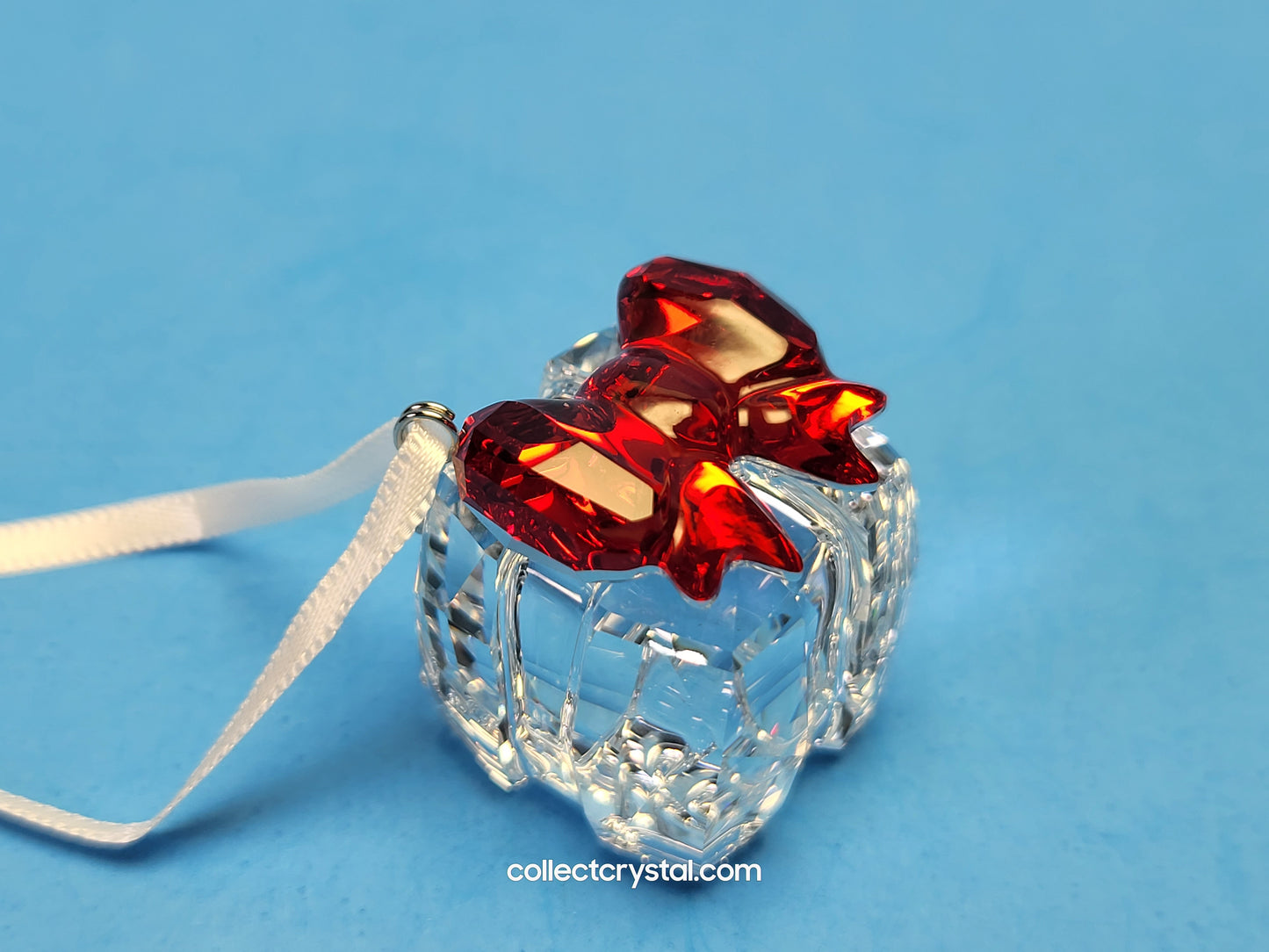 Christmas Gift Ornament w Red Bow # 5223258