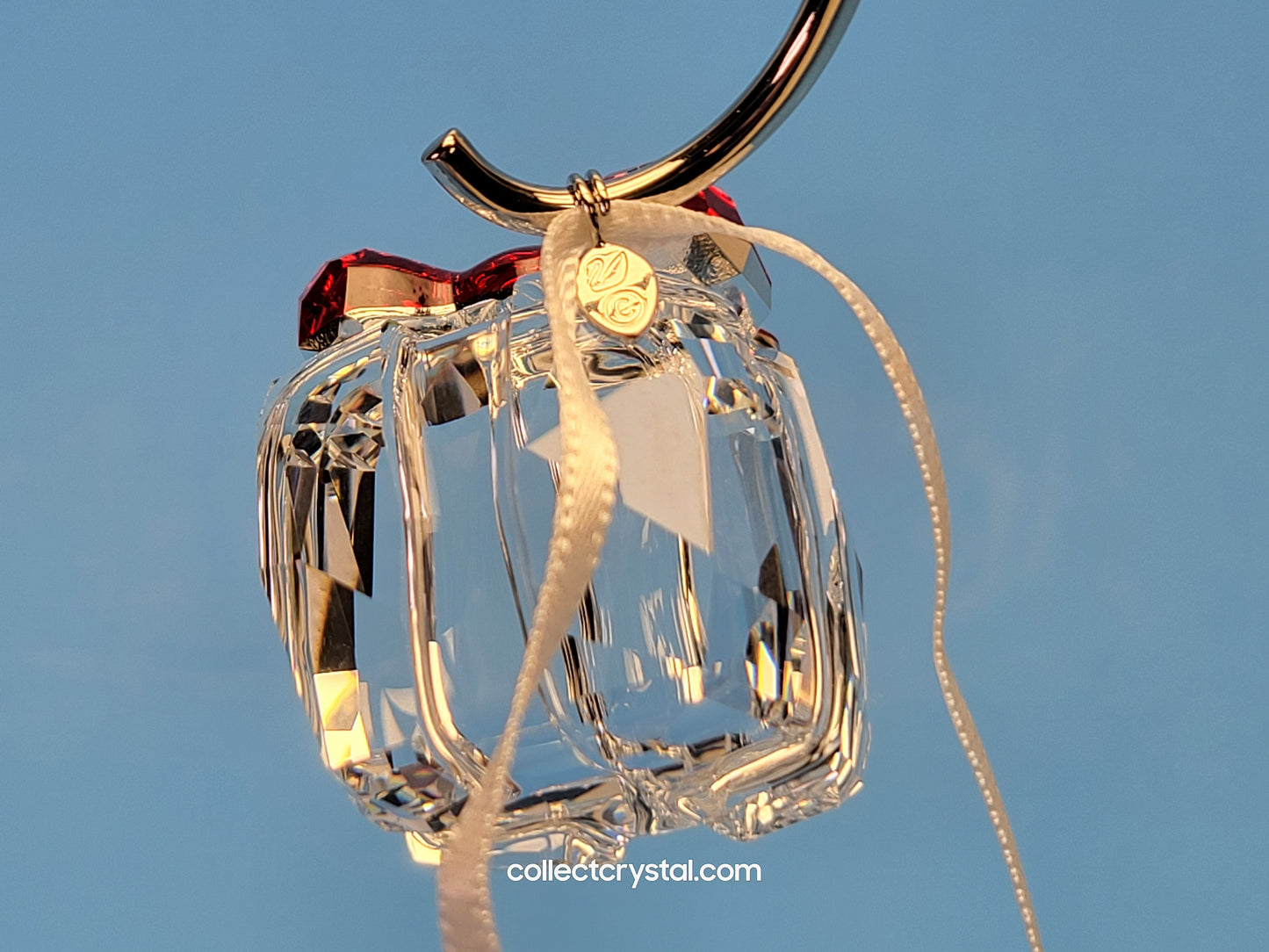 Christmas Gift Ornament w Red Bow # 5223258